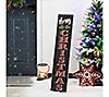 Glitzhome Indoor/Outdoor Wooden Merry ChristmasVertical Sign, 3 of 3