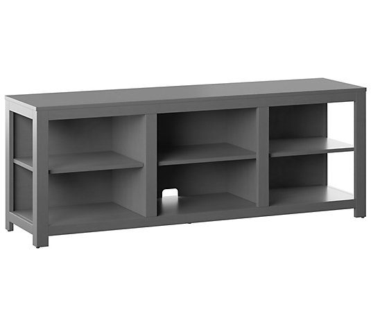 Twin Star Home TV Stand with 2 Adjustable Shelves