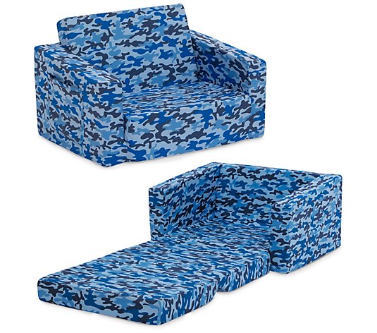 Delta Children Cozee Flip-Out Chair - Blue Camo