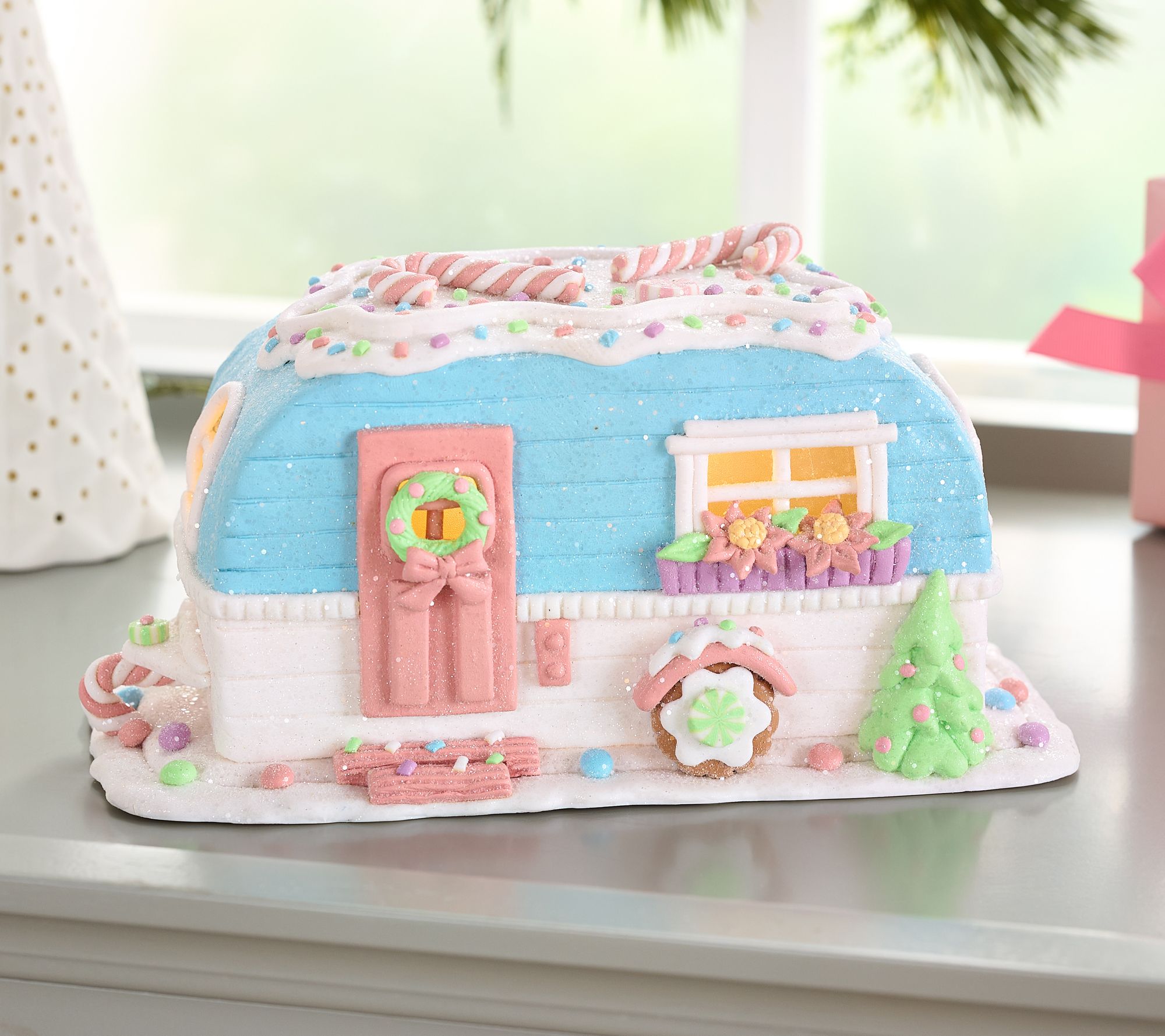 Illuminated Candy Land Camper by Valerie