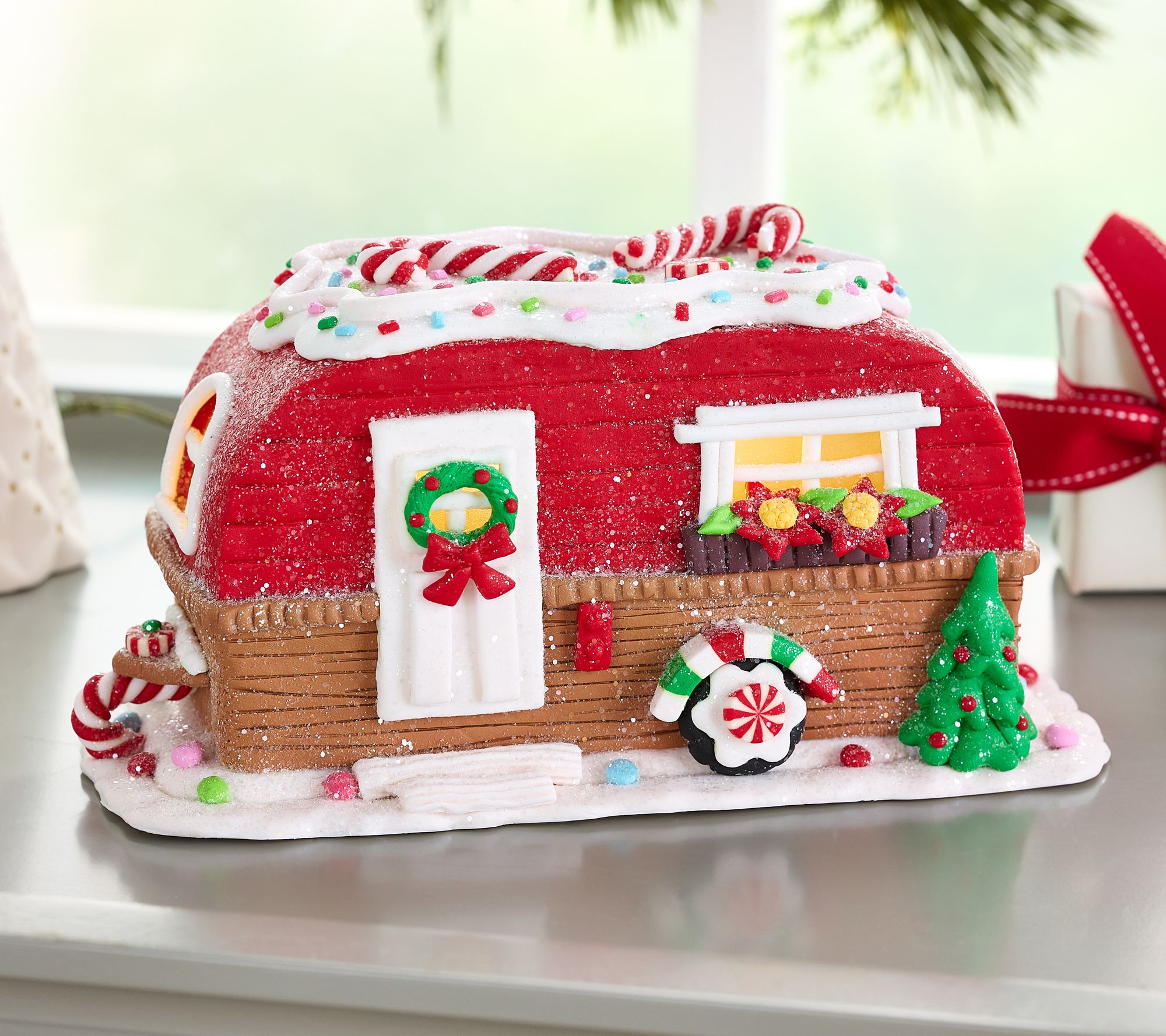 Illuminated Candy Land Camper by Valerie