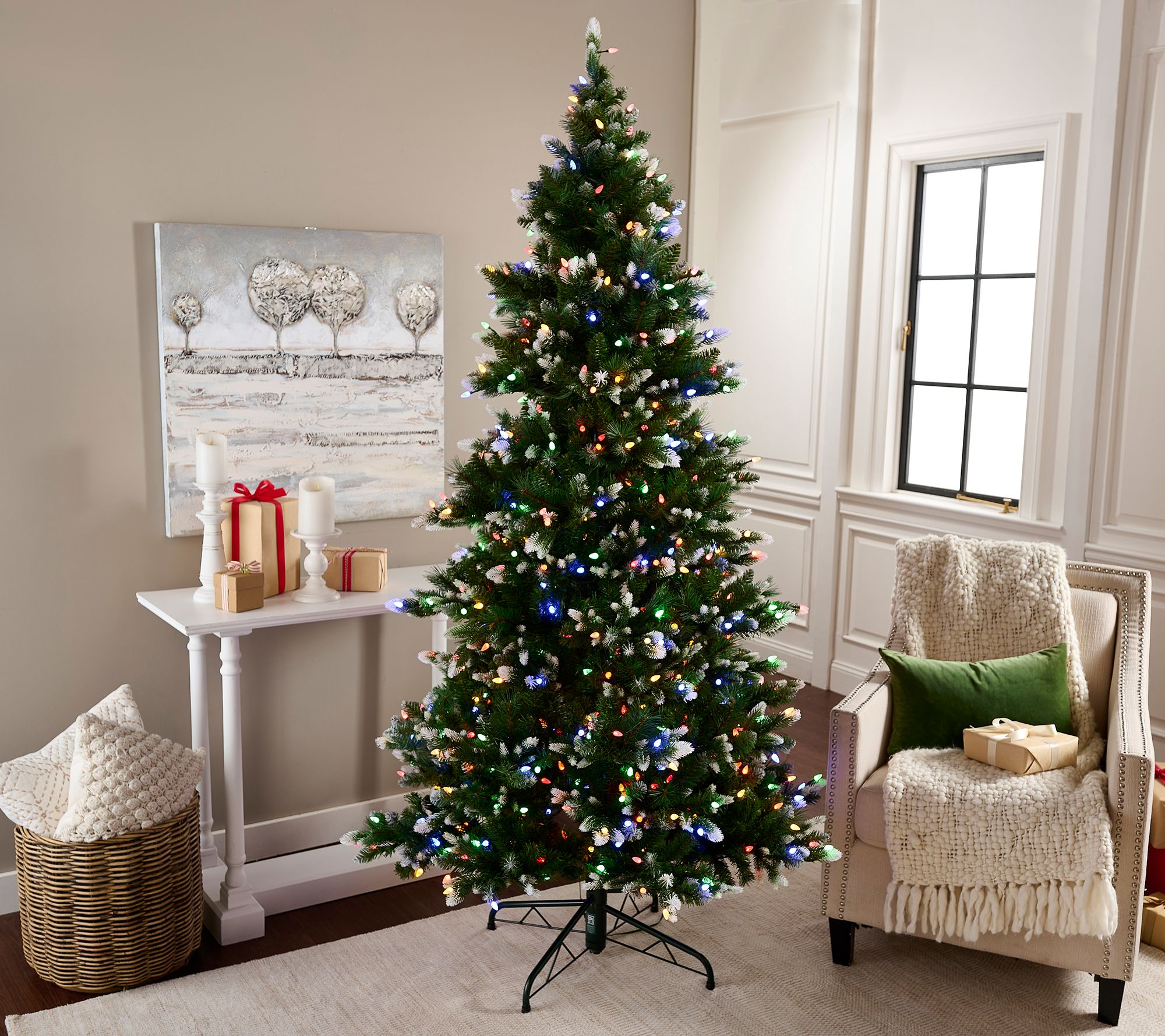 Bethlehem Lights Snow Kissed Christmas Tree w/ 3in1 LEDs