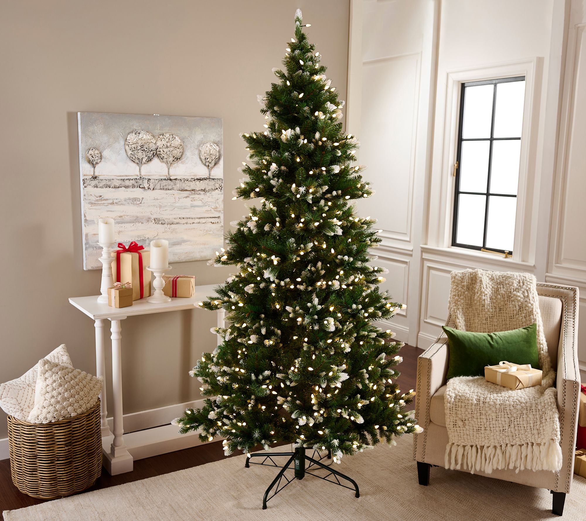 Bethlehem Lights Snow Kissed Christmas Tree w/ 3in1 LEDs