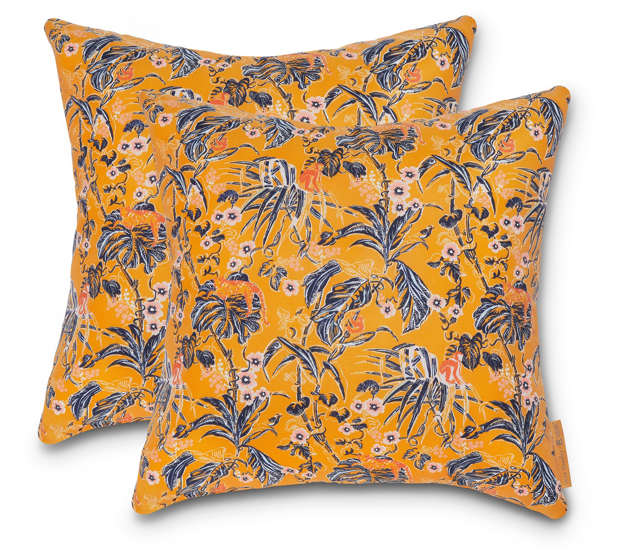 Vera Bradley Accent Pillows 18x18 S/2