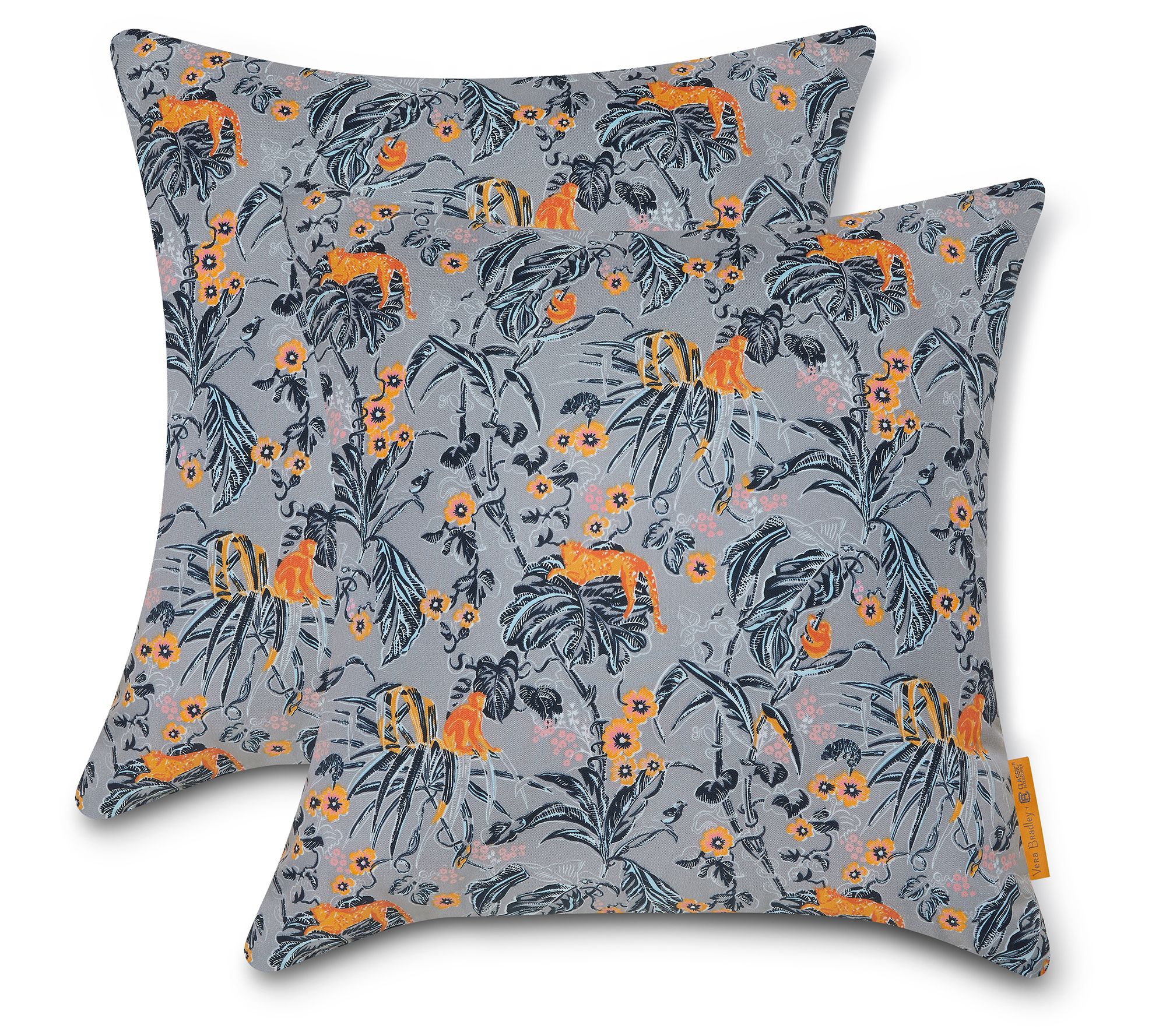 Vera Bradley Accent Pillows 18x18 S/2