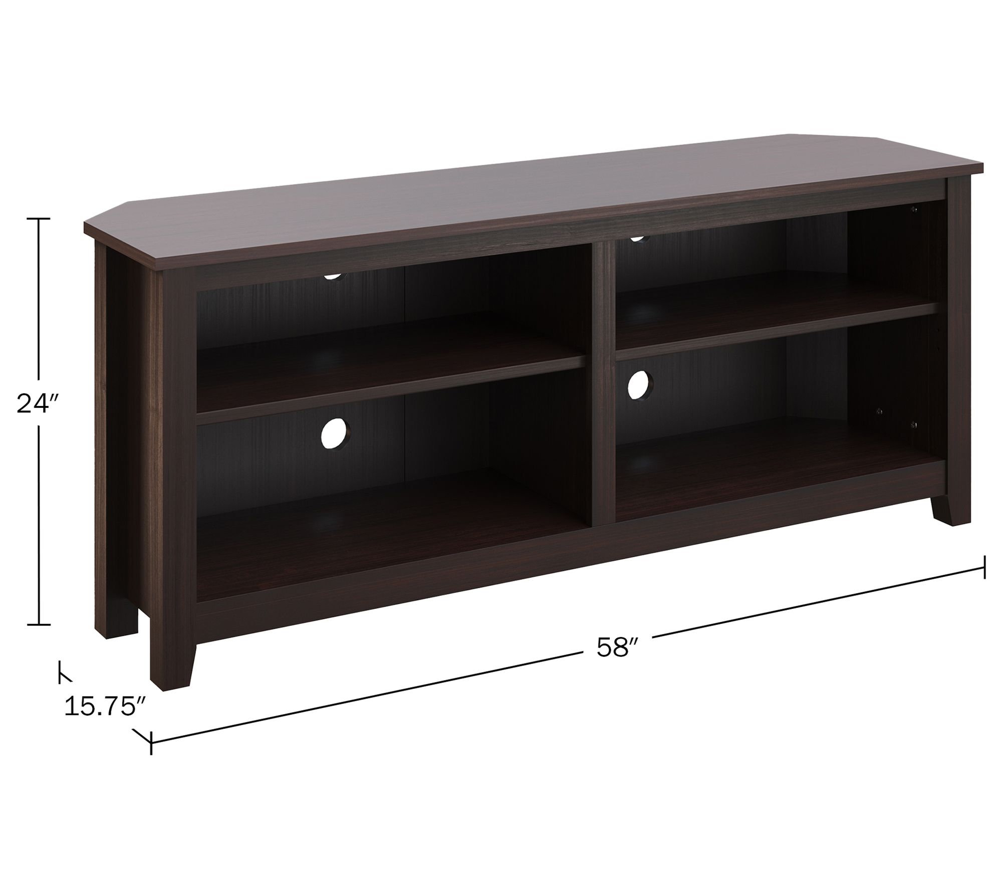 Lavish Home Entertainment Center TV Stand Supports 65" TVs