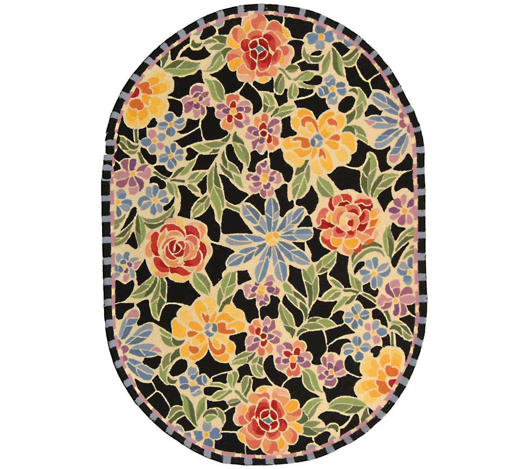 Chelsea Collection HK214 7'-6" X 9'-6" Oval Rugby Valerie