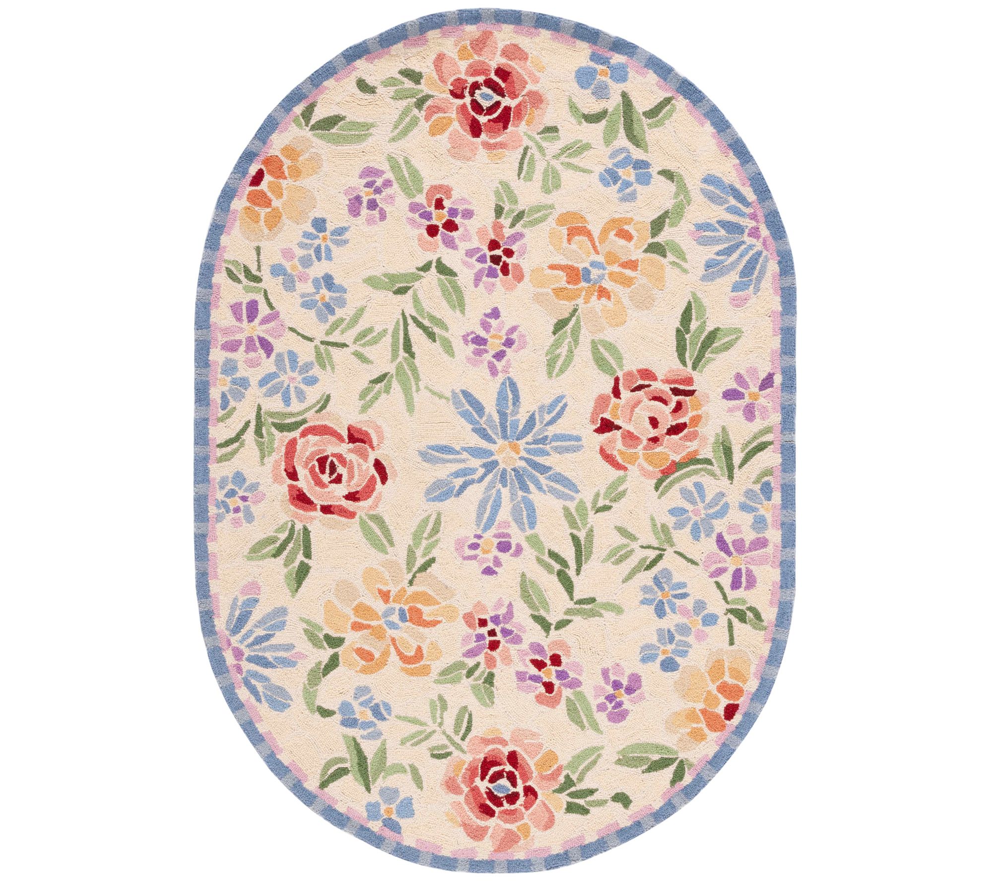 Chelsea Collection HK214 7'-6" X 9'-6" Oval Rugby Valerie