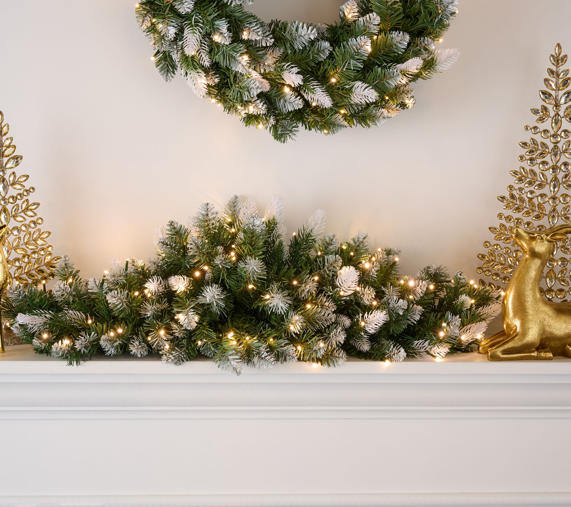 "As Is" Bethlehem Lights 36" Swag with 3-in-1 Micro LEDs