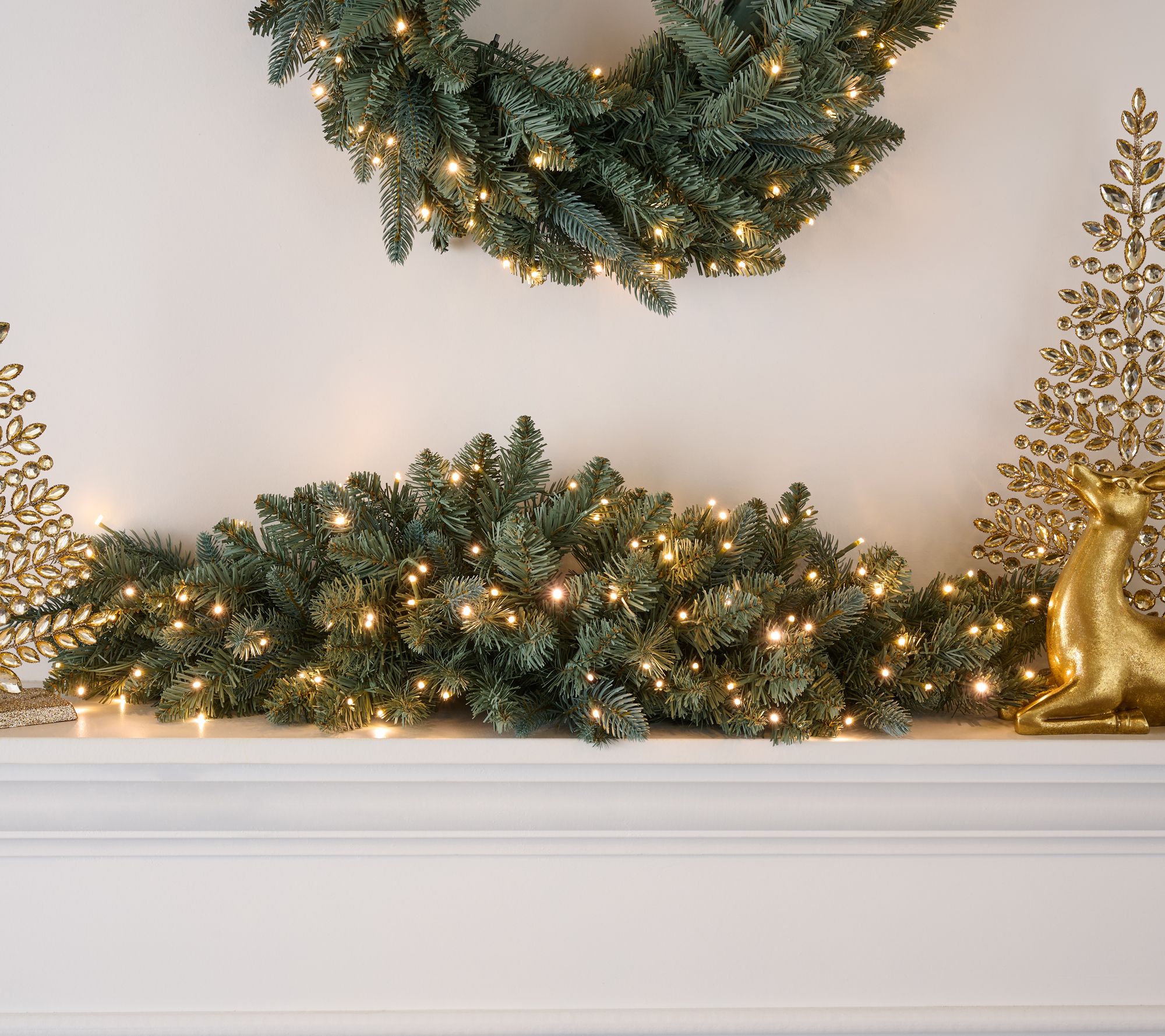 "As Is" Bethlehem Lights 36" Swag with 3-in-1 Micro LEDs