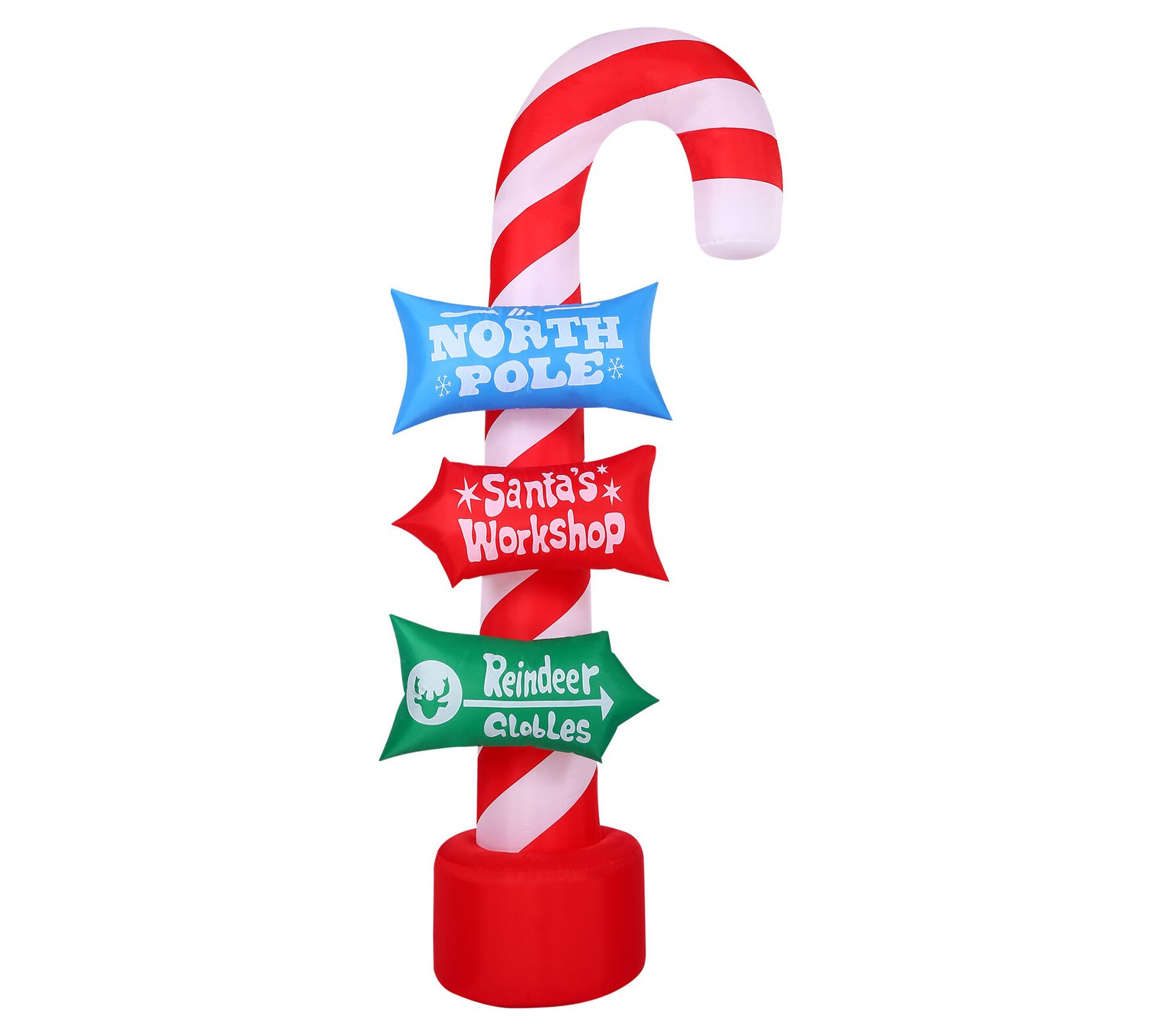 Fraser Hill Farm 8-Ft. Tall Prelit DirectionalSign Inflatable