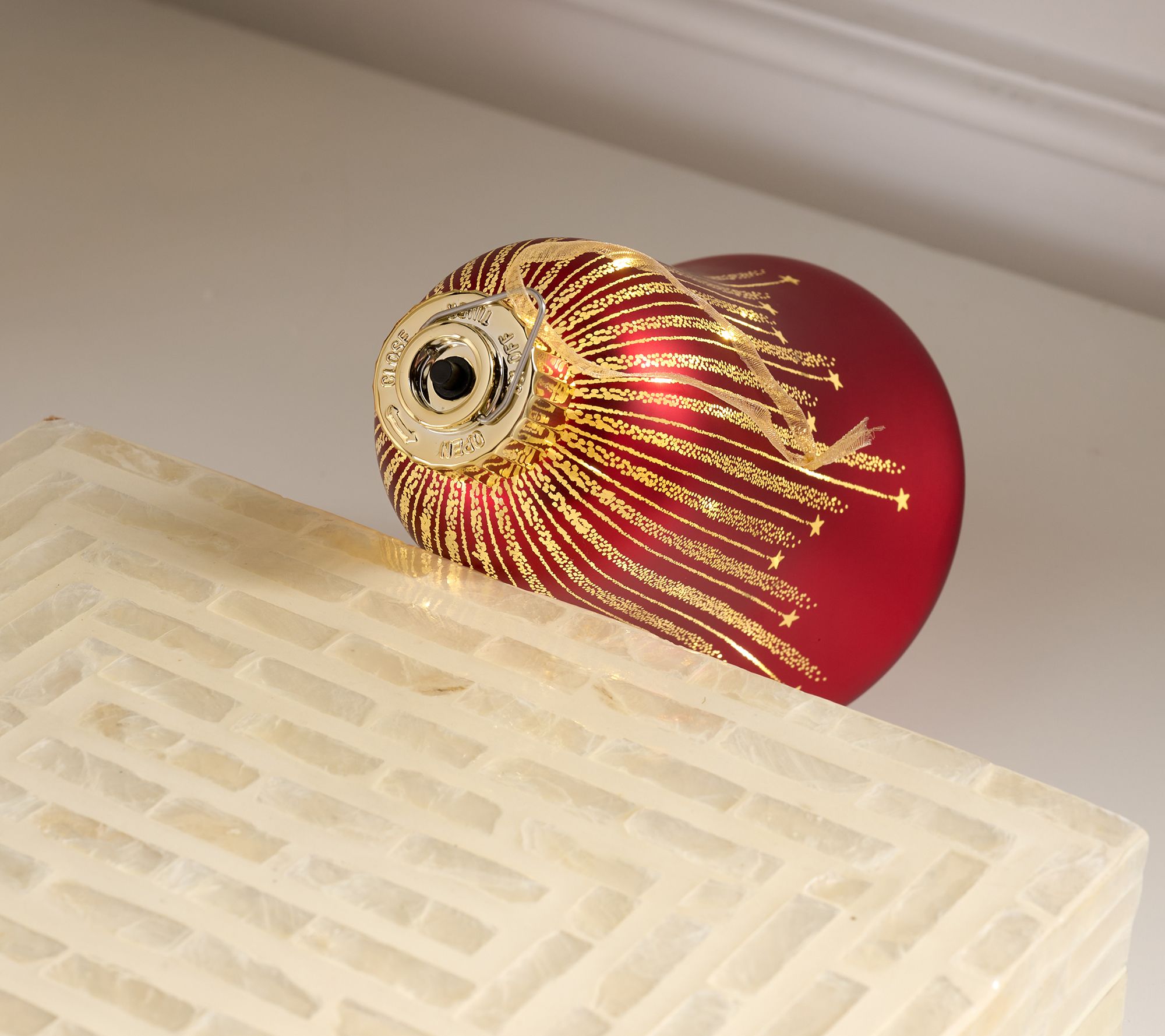 ベルルッティ　オーナメント Set of 4 Illuminated Starry Night Bell Ornaments by Valerie