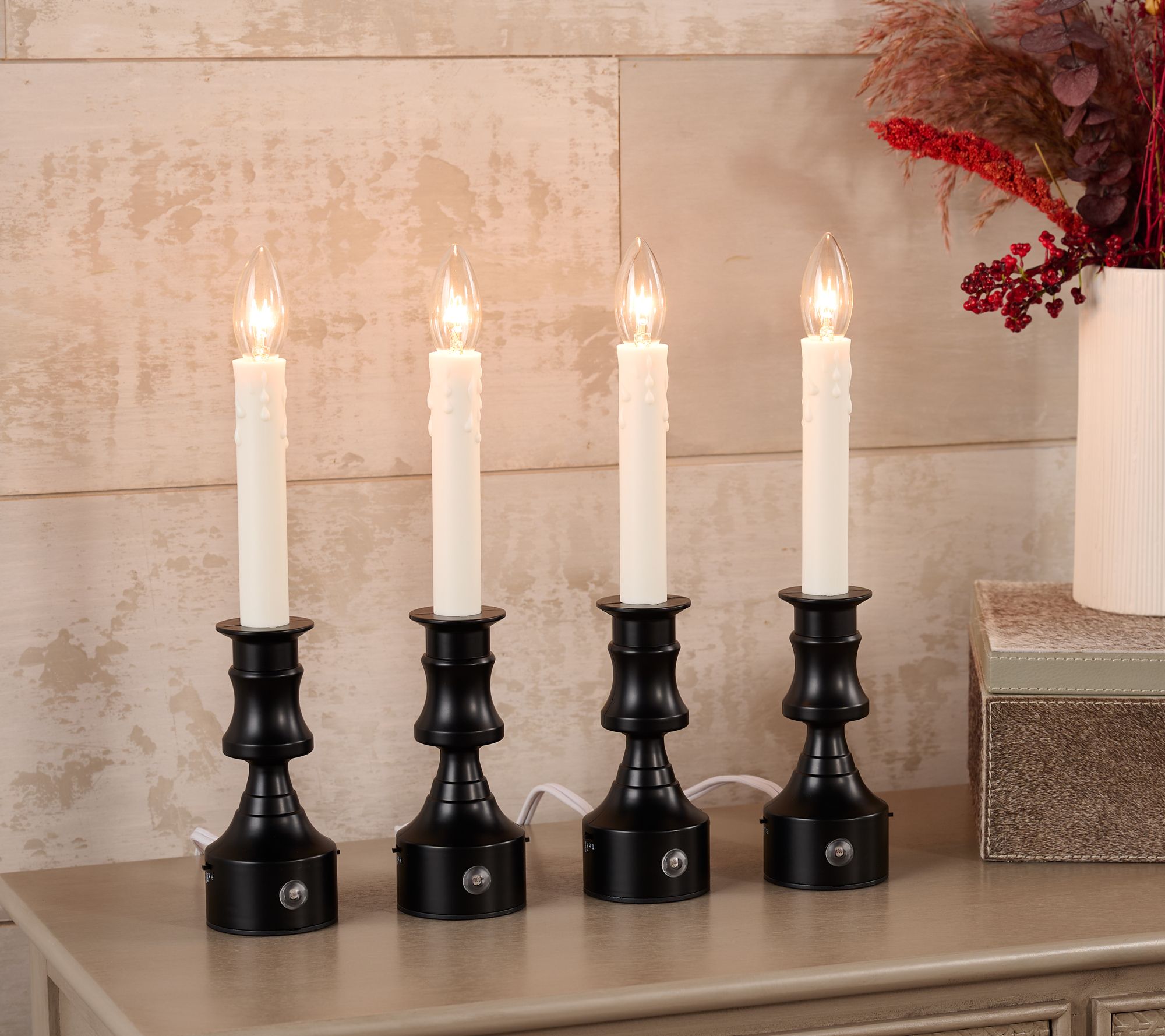 Bethlehem Lights S/4 Premium Plug-In Window Candles