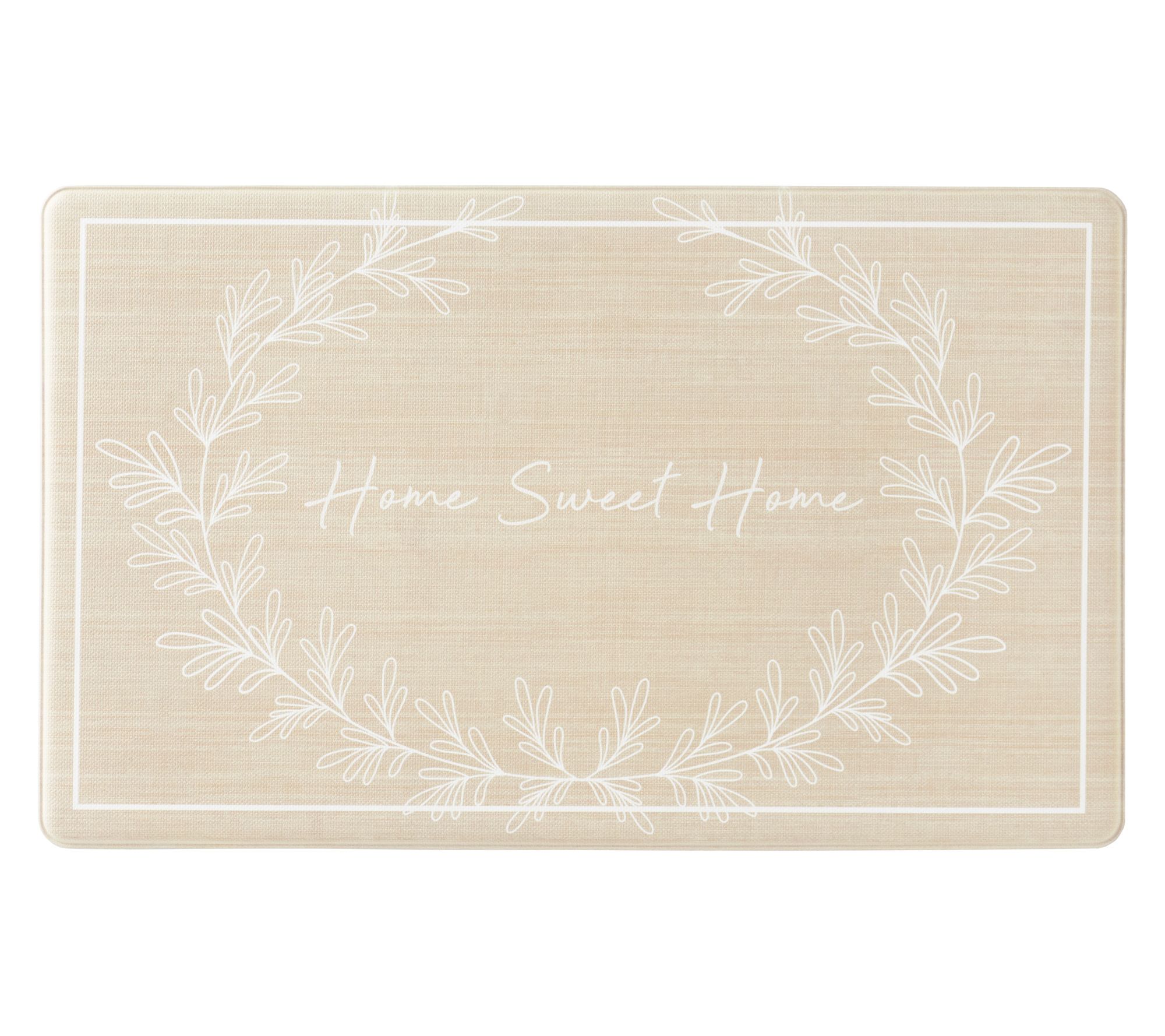 Martha Stewart Bloomfield Home Sweet Home 18"x30" Kitchen Mat