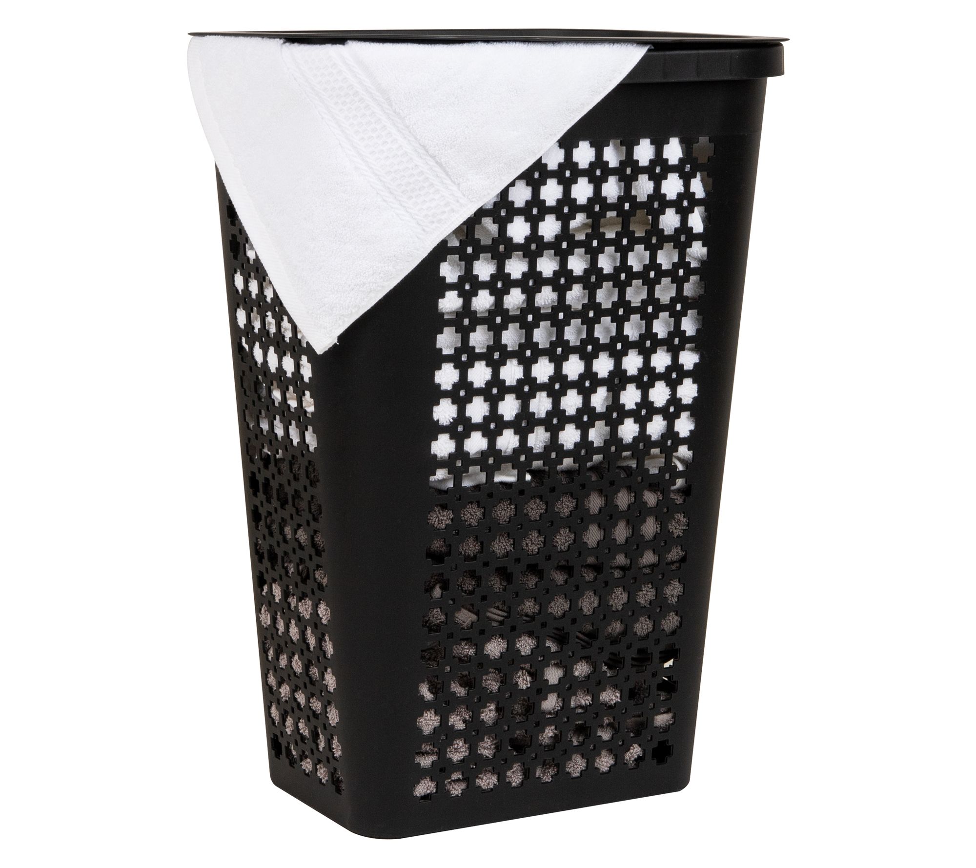 Mind Reader Slim Tapered Laundry Hamper with Lid