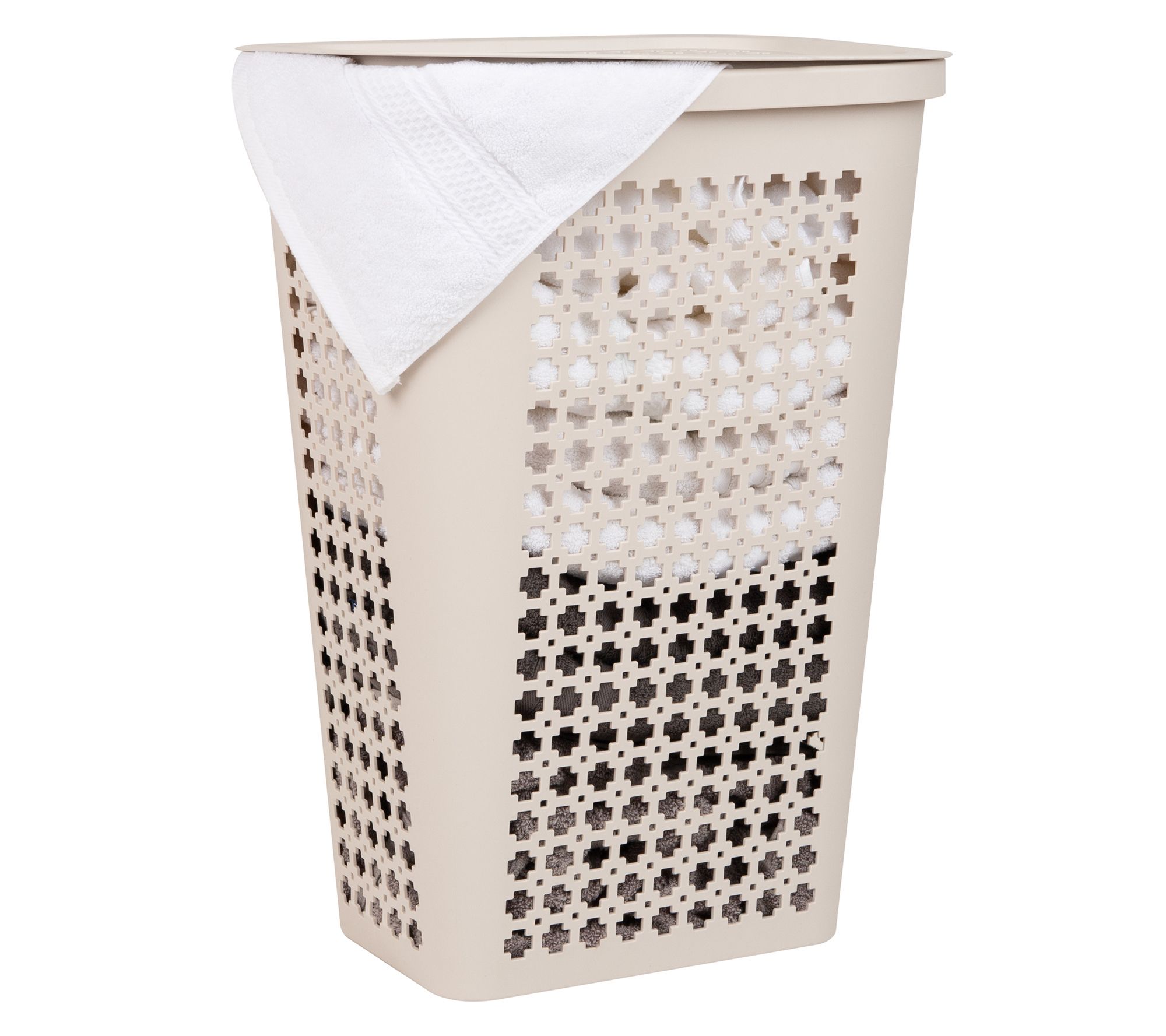 Mind Reader Slim Tapered Laundry Hamper with Lid