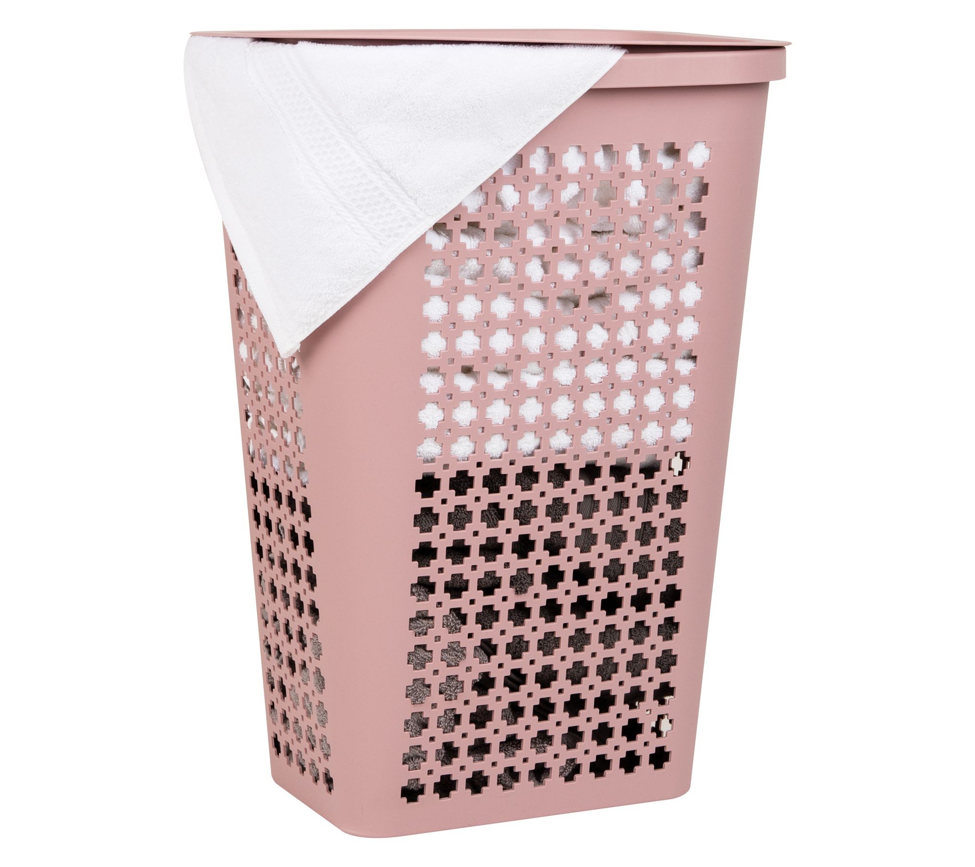Mind Reader Slim Tapered Laundry Hamper with Lid