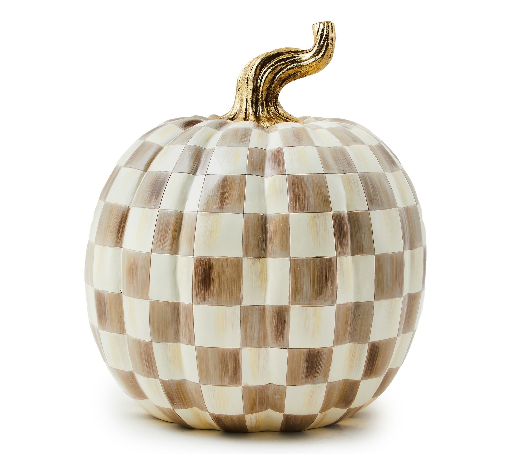 MacKenzie- Childs Large Size Signature Check Pumpkin