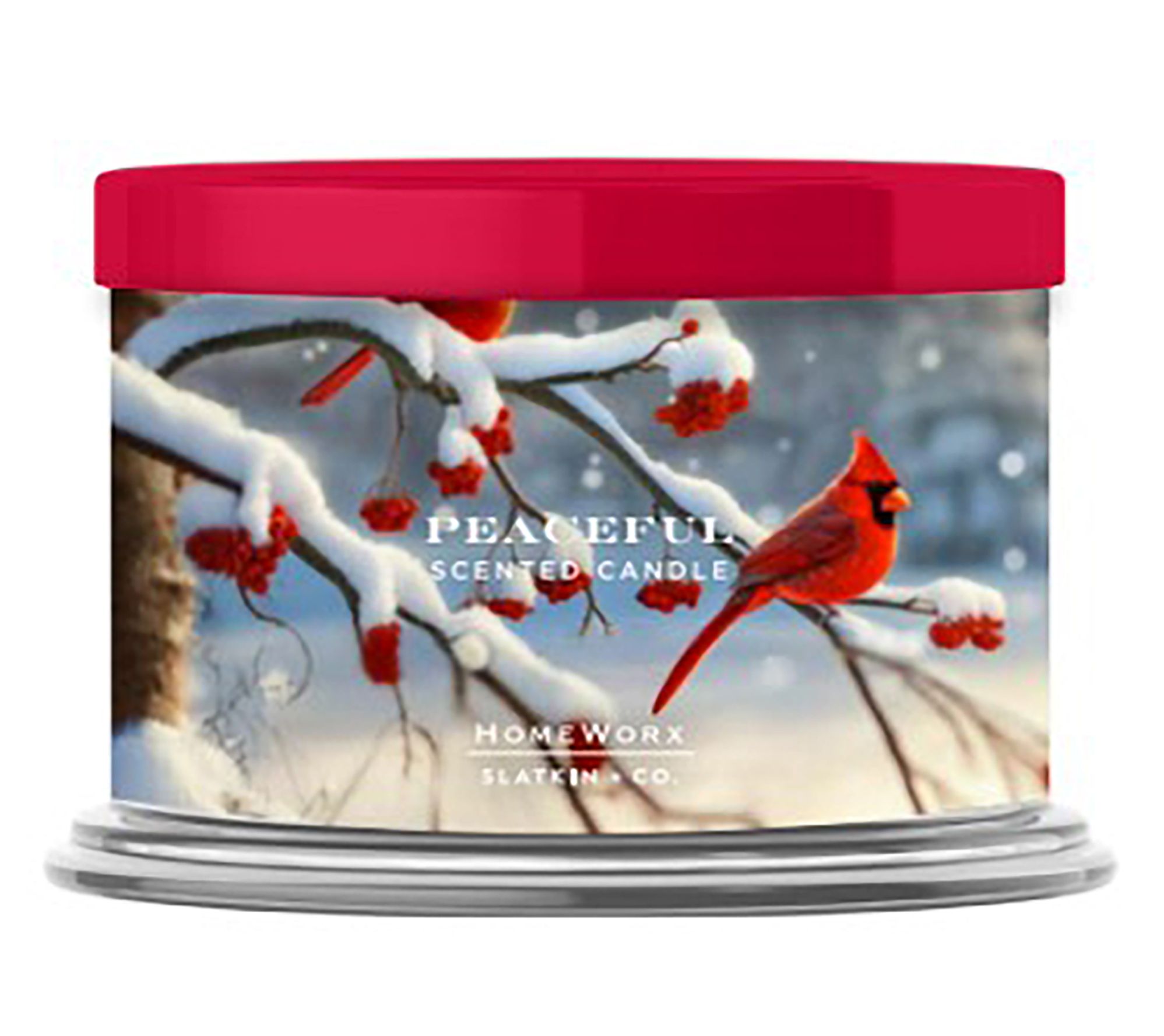 "As Is" HomeWorx by Slatkin + Co. 18oz Peaceful Cardinal Candle
