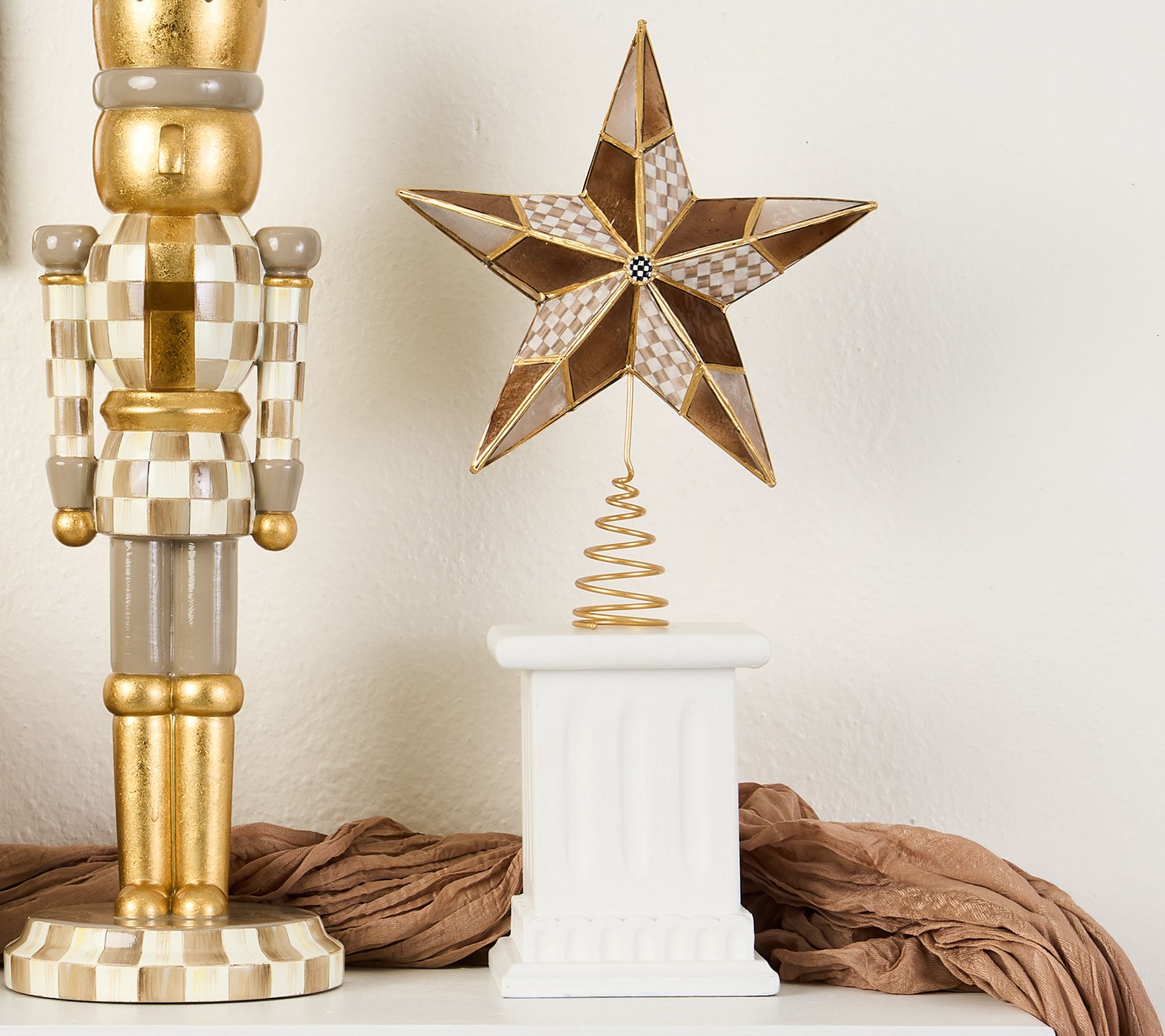 MacKenzie- Childs Capiz Star Tree Topper