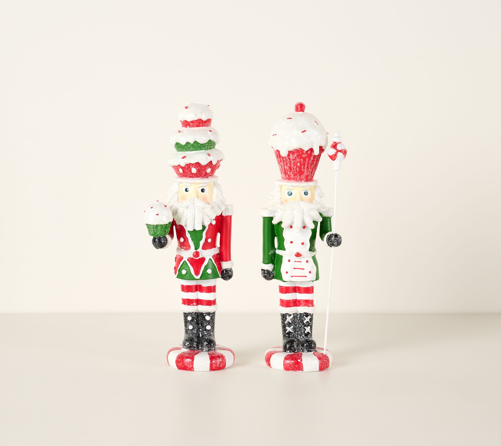 Set of 2 10" Nutcrackers by Valerie