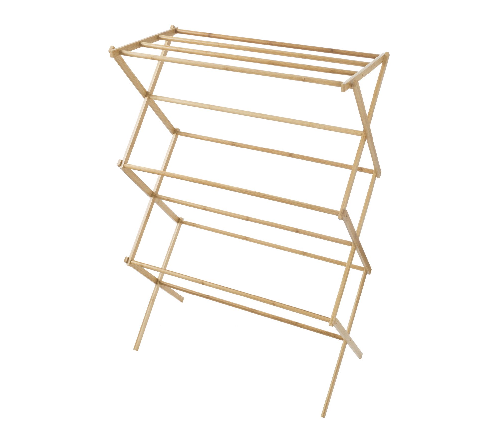 Lavish Home Collapsible Bamboo Clothes Drying Rack