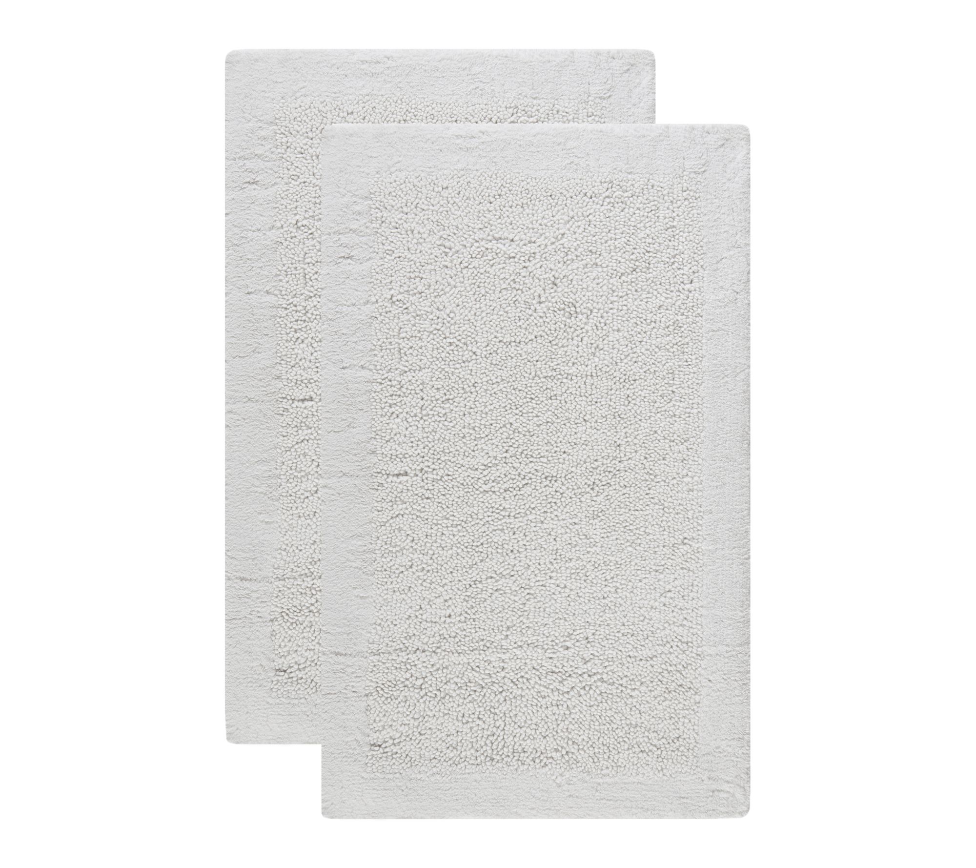 SAFAVIEH Plush Shadow 1'-9" X 2'-10" Bath Mat (Set of 2)