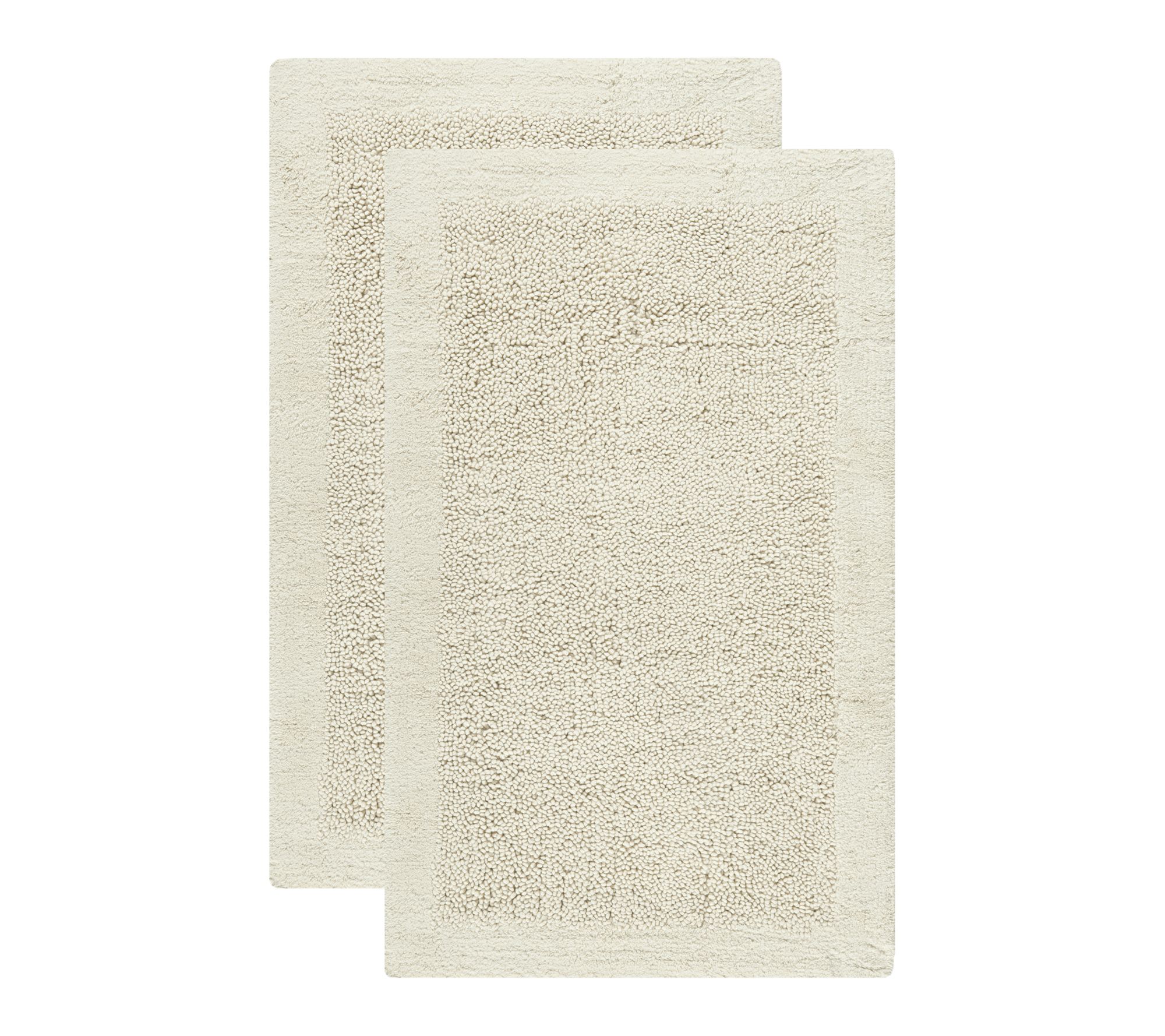 SAFAVIEH Plush Shadow 1'-9" X 2'-10" Bath Mat (Set of 2)