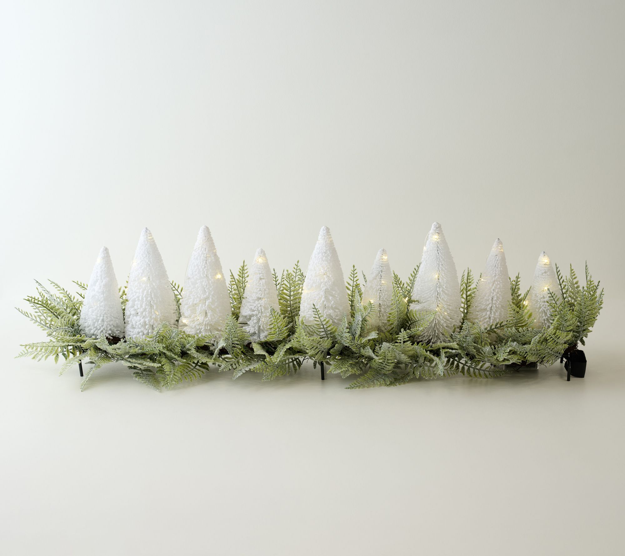 35" Illuminated Bottlebrush Tree Centerpiece by Valerie
