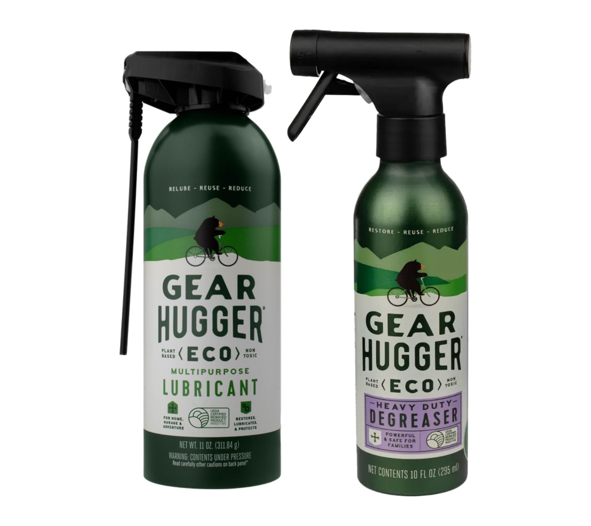 Gear Hugger Multi-Purpose Lubricant and Degreaser Bundle Pack