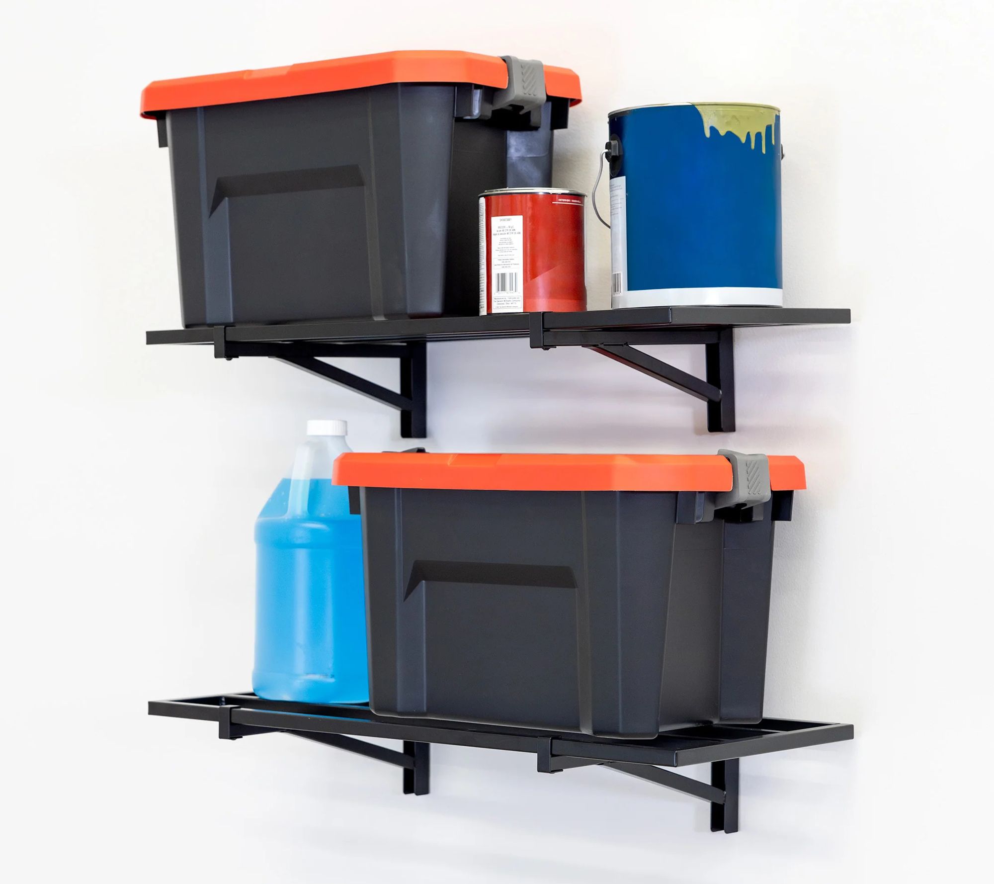 StoreYour 1' x 2' Bristol Garage Wall Mount Shelves - 2 Pack