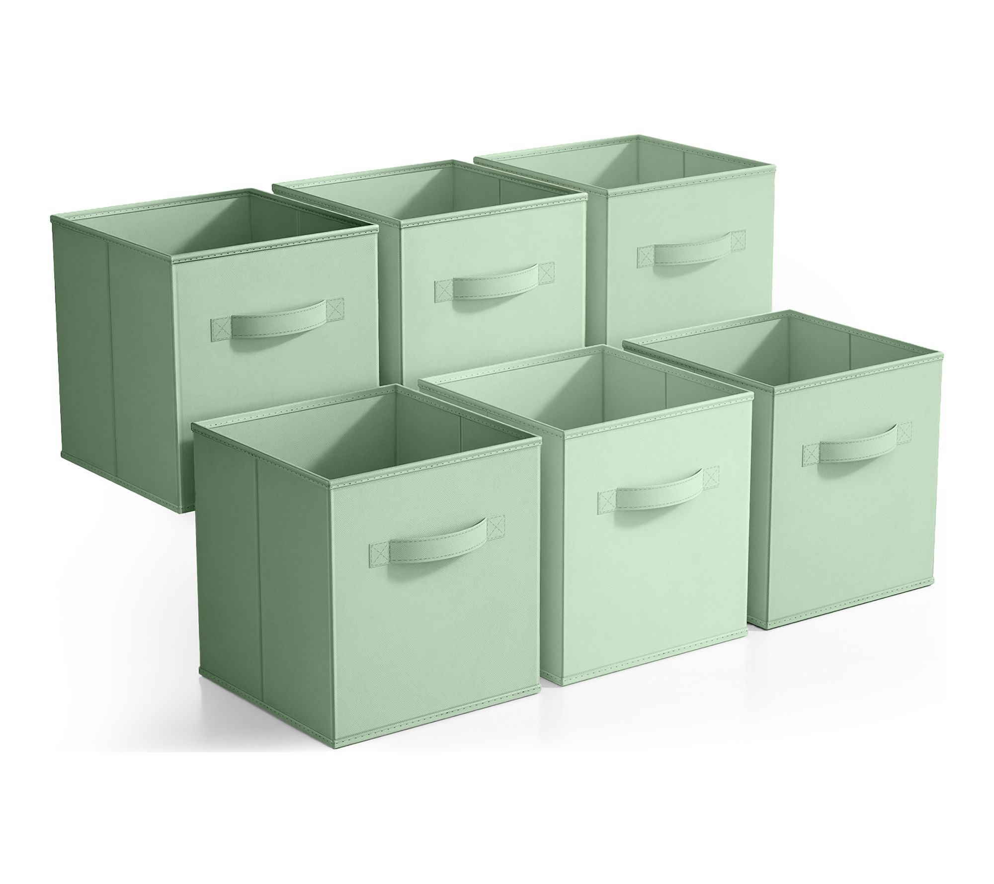 Sorbus 11" Foldable Storage Cubes with Handle - 6 PK