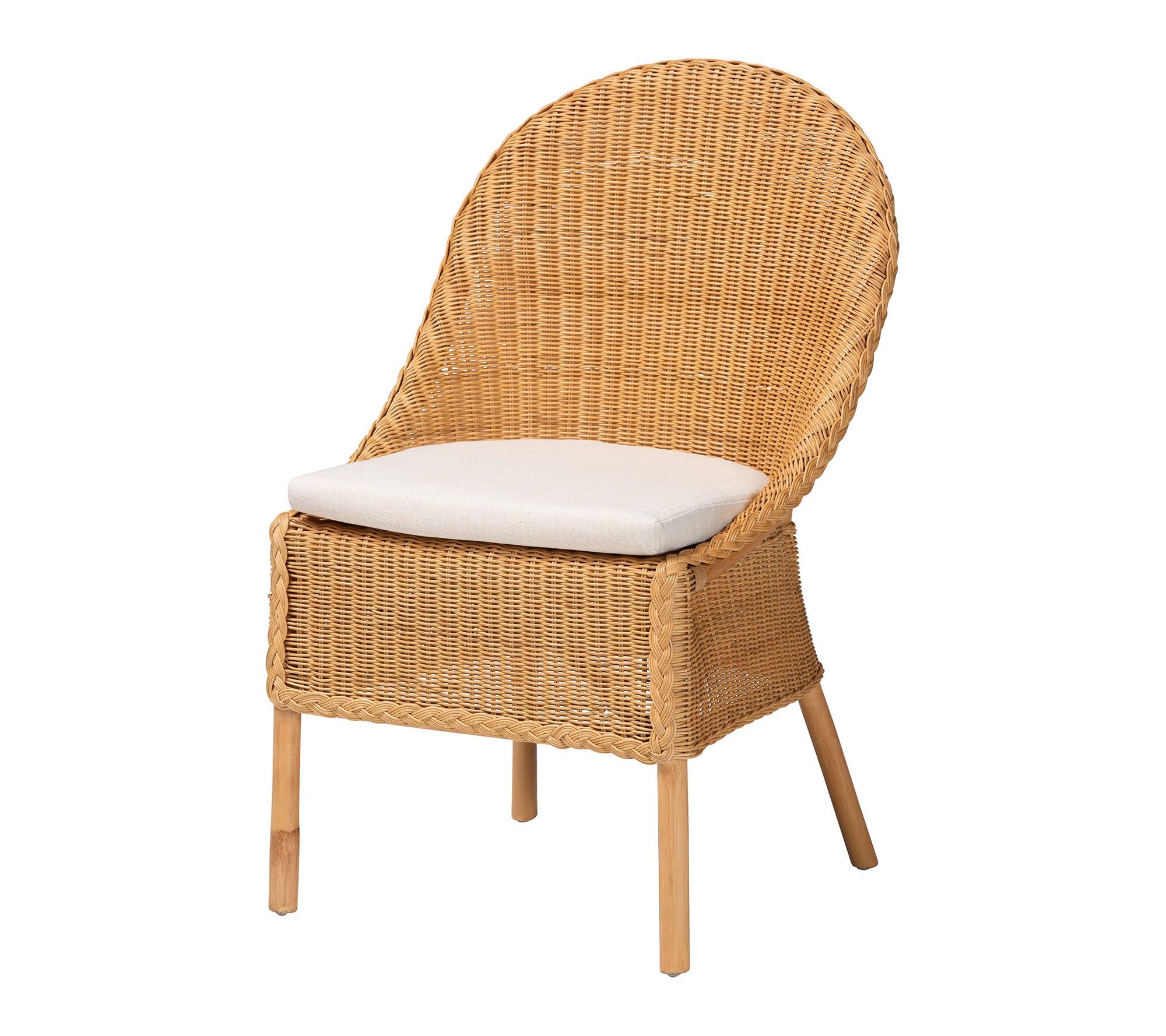 bali & pari Camelia Light Honey Rattan Dining Chair