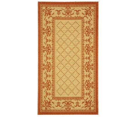 Safavieh Courtyard Trellis Vine 2'7" x 5' Rug