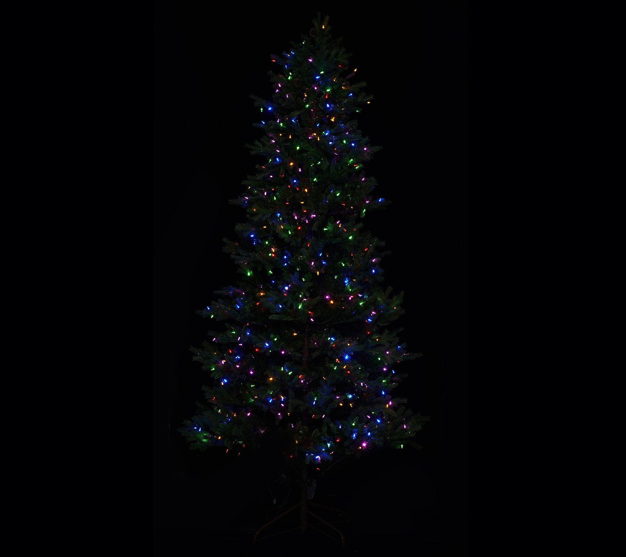 ED On Air Santa's Best 9' Rustic Spruce Tree by Ellen DeGeneres