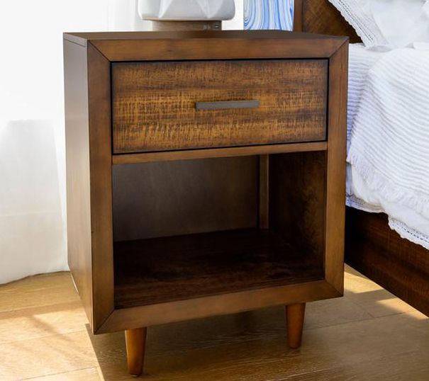 Edna MidCentury Wood Nightstand