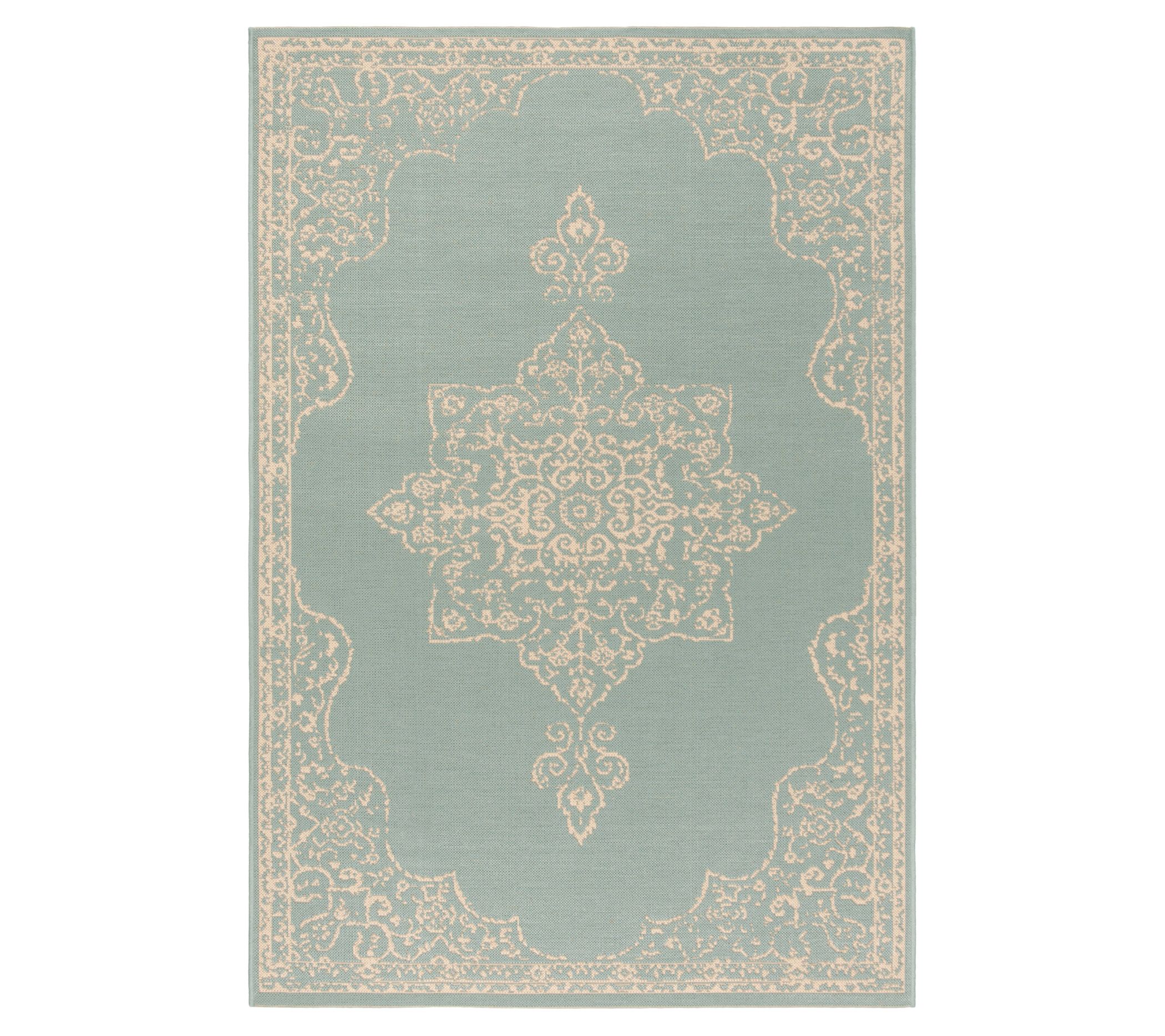 Beach House 180 Col. 5'3" x 7'6" Outdoor Rug byValerie