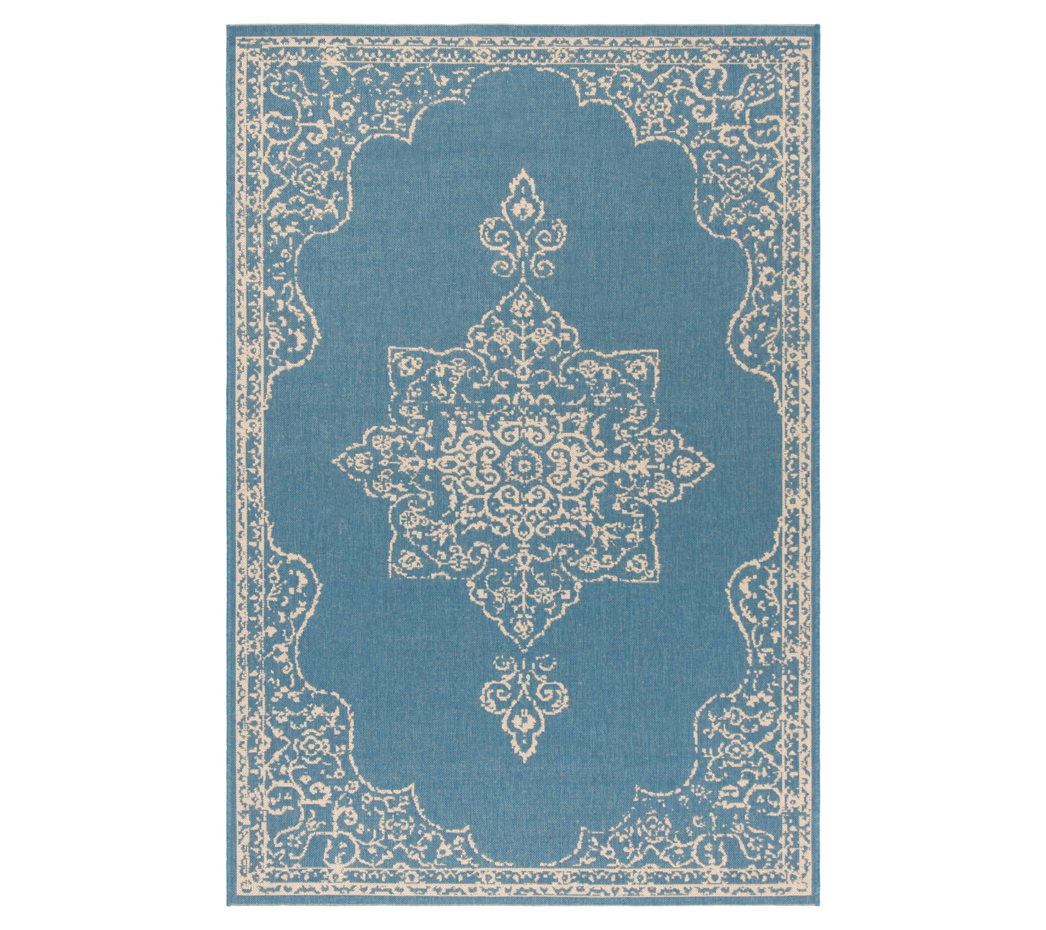 Beach House 180 Col. 5'3" x 7'6" Outdoor Rug byValerie