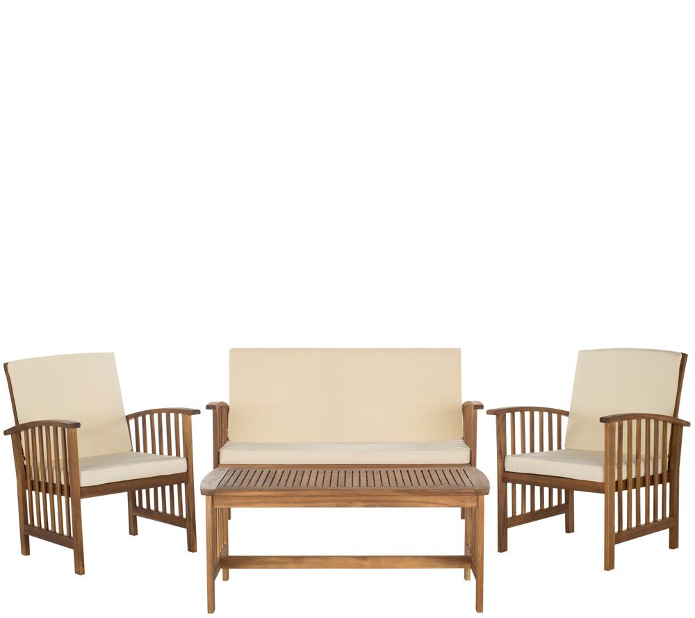 Safavieh Rocklin 4-Piece Outdoor Set