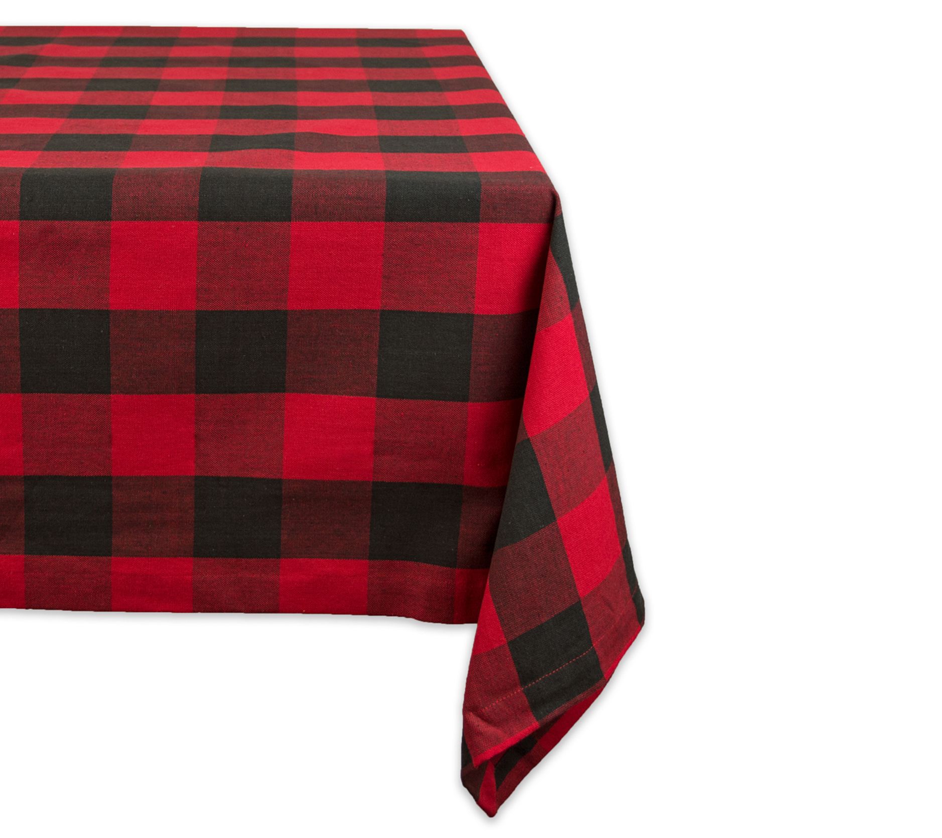 Design Imports Buffalo Check Tablecloth 52" x 52"