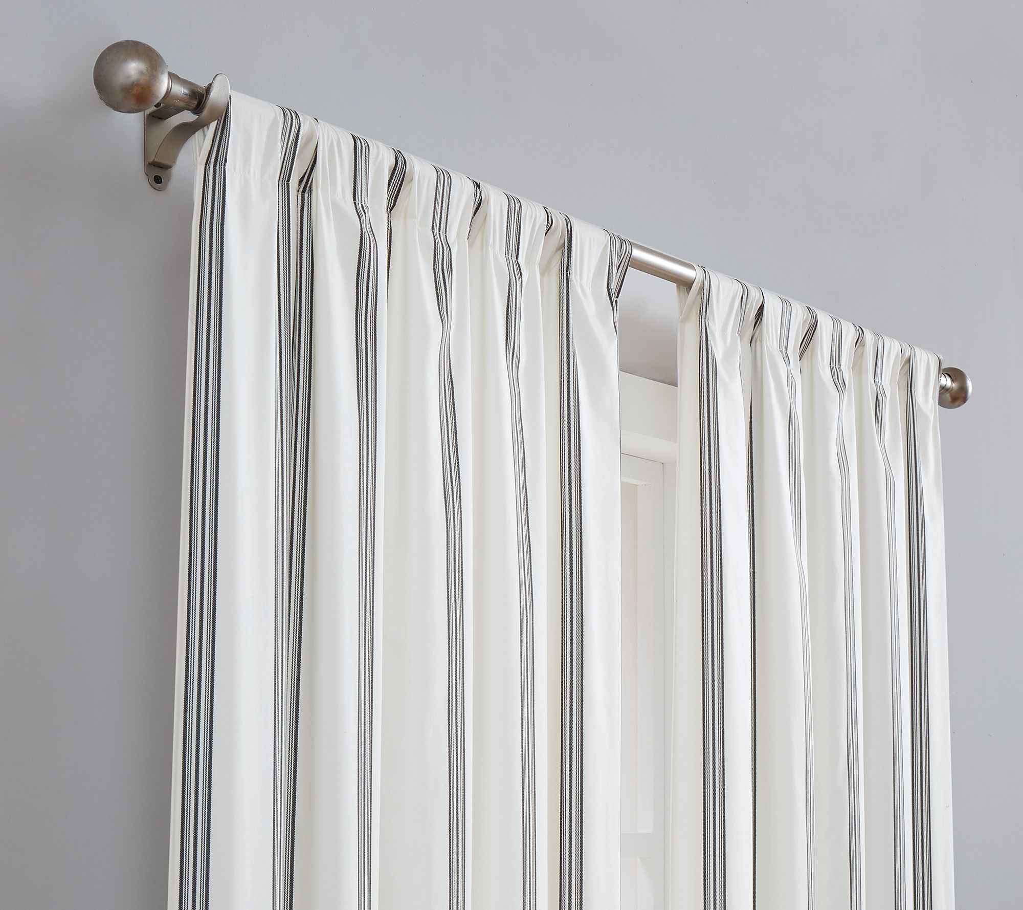 Truly Soft Millennial Stripe Window Panel Pair