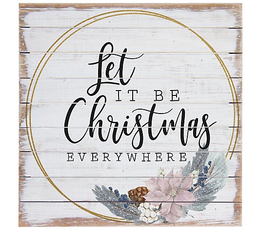 Let It Be Christmas Wall Art