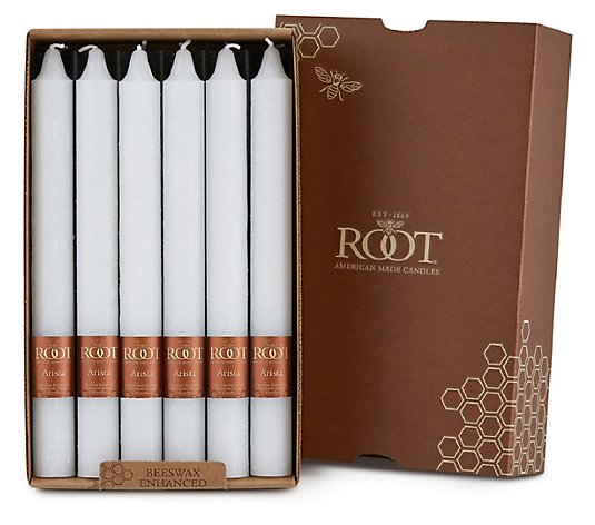 ROOT 9" Timberline Arista Taper Candles box of12 core