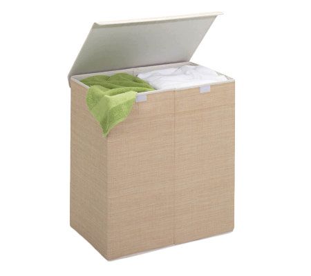 Honey-Can-Do Collapsible Square Hamper with Lid