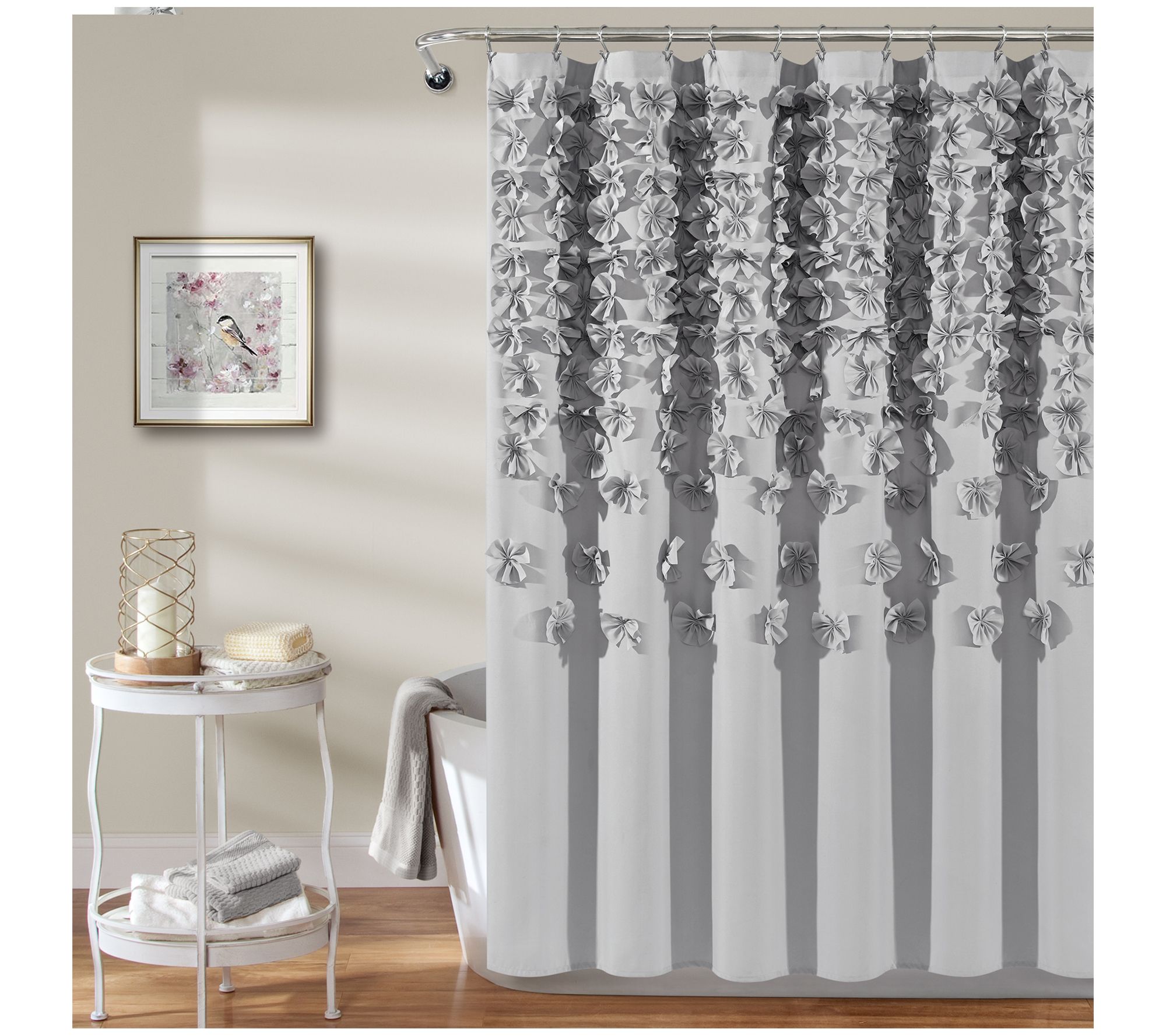 Lucia Shower Curtain by Lush Decor