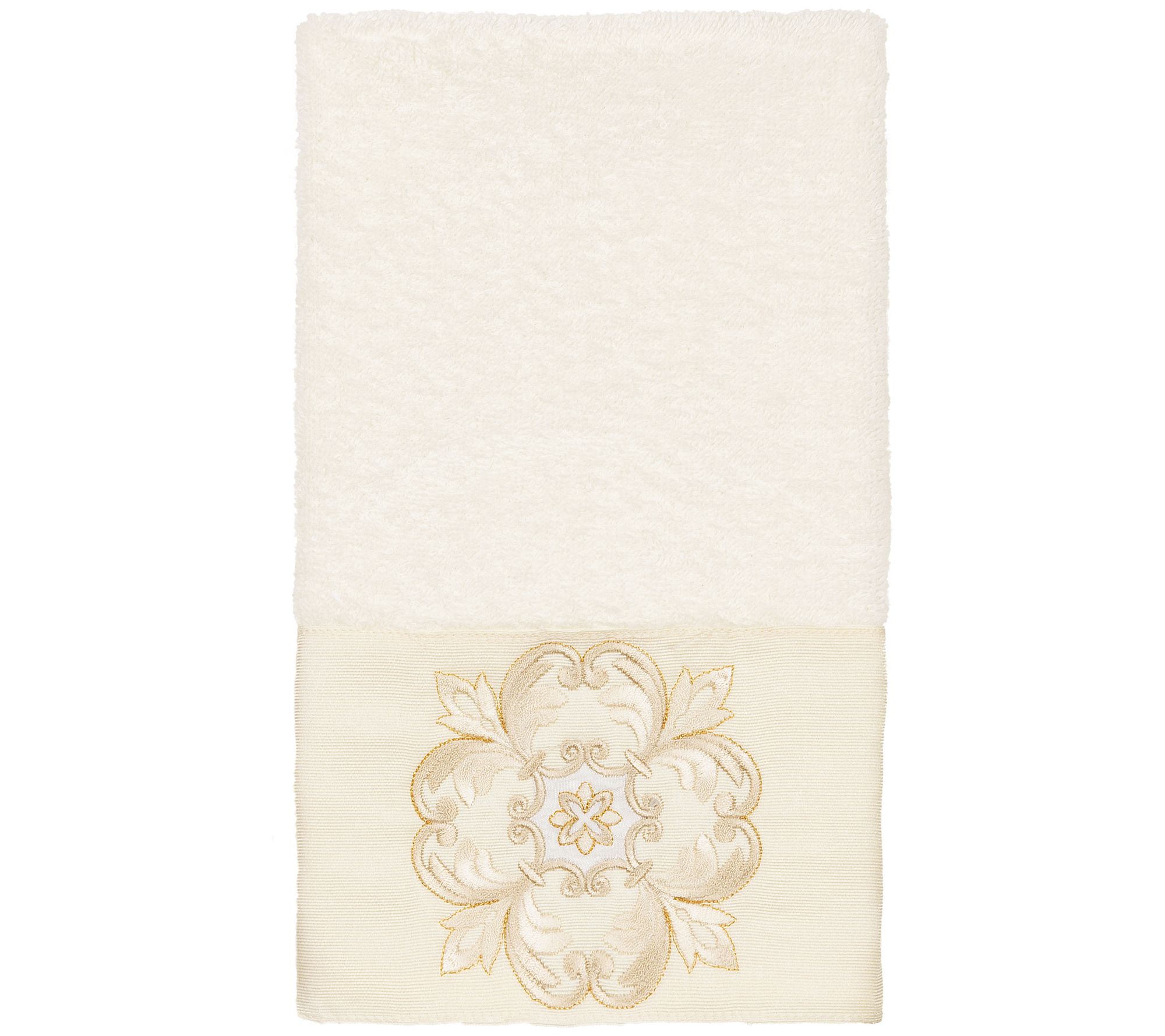 Linum Home Textiles Alyssa Embellished Hand Towel