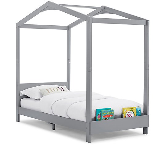 Delta Children Poppy House Twin Bed, House Bed Frame Double