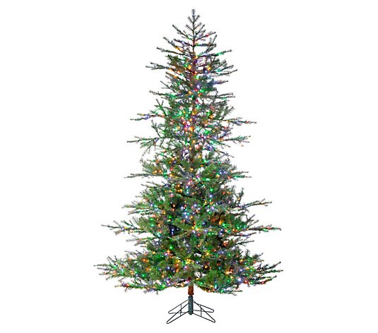 7.5'H Pre-Lit Natural Cut Portland Pine by Sterling Co