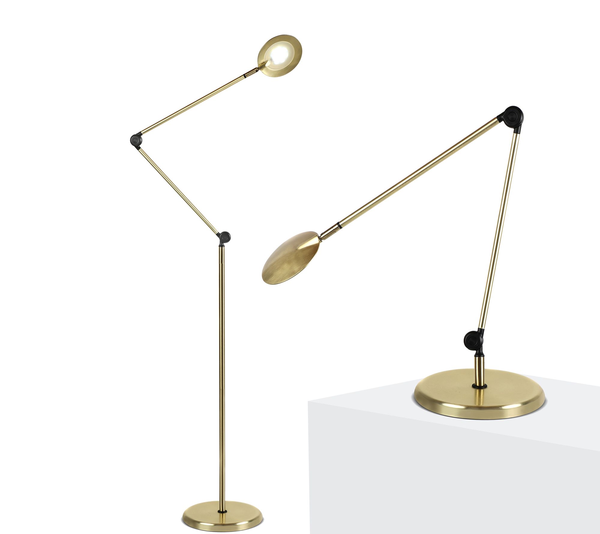 Brightech Sage 2 in 1 68 in. LED Reading Floornd Table Lamp