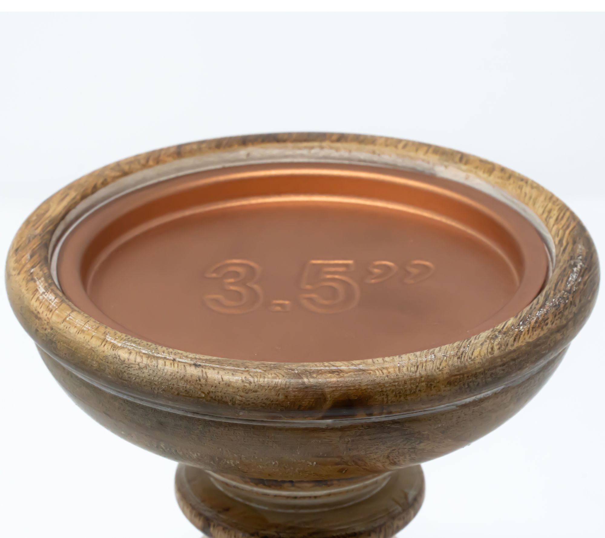 7" Tall DualSided Pillar Candle Holder by Greystone Home